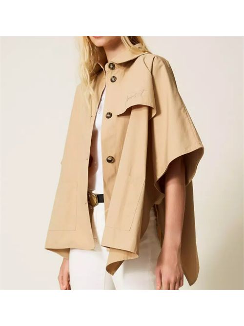 PONCHO TRENCH TWIN SET | 261TA429013161 DELICATE SAND